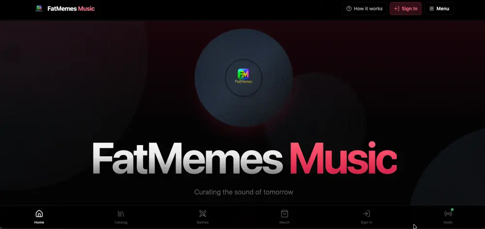 FatMeme Music Website Image FatMeme Music Website Image