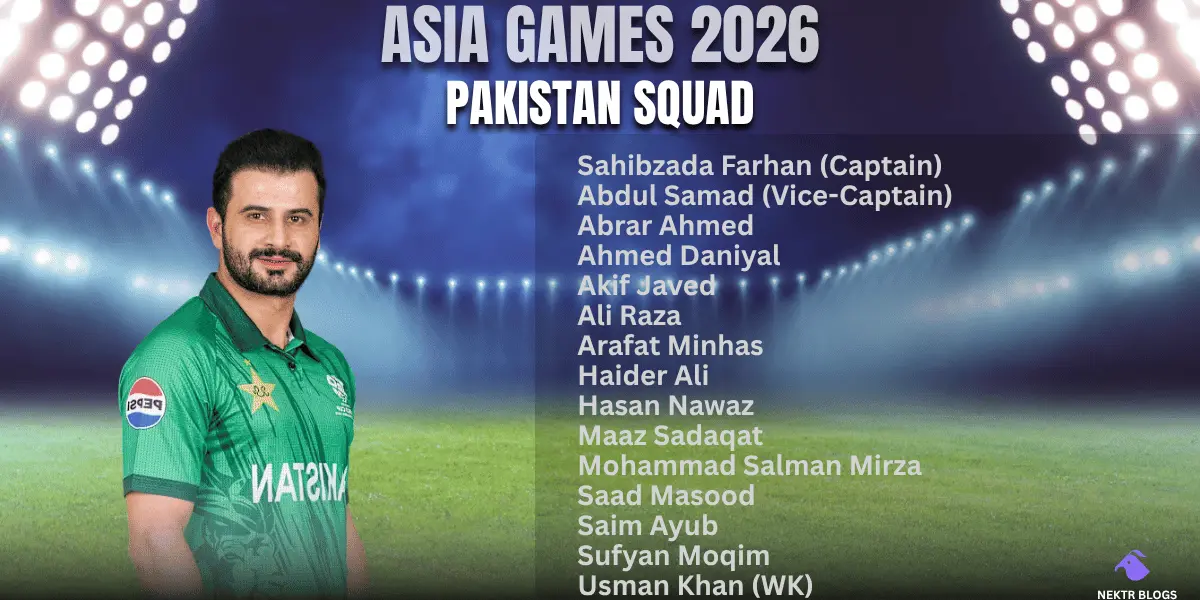 Pakistan Asian Games 2026 Squad and PSL Teams